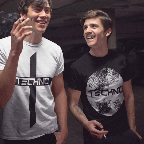 Techno Circle und Techno Cross T-Shirts