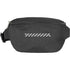 Technostoff Virtual Rave Hip Bag Bauchtasche in schwarz von vorne