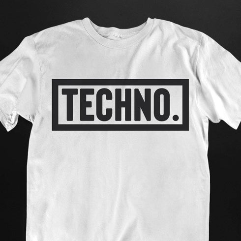 Techno Dot Afterhour und Festival T-Shirt für Raver