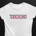 Techno Revolt T-Shirt in weiß für Frauen