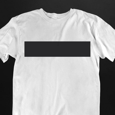 Weißes Censored T-Shirt für Männer