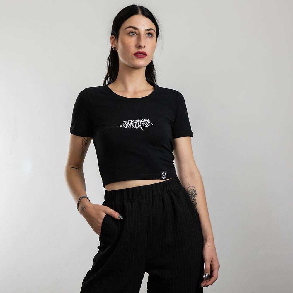 Decay Crop Top (nero)
