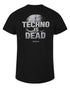Techno is Dead Mask - Long Live Techno T-Shirt (unisex, schwarz) – schwarz – Technostoff Streetwear