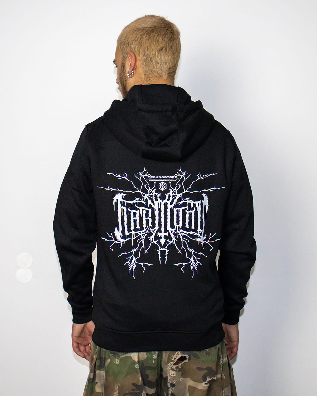 Harmony Premium Zip Hoodie (schwarz, unisex)