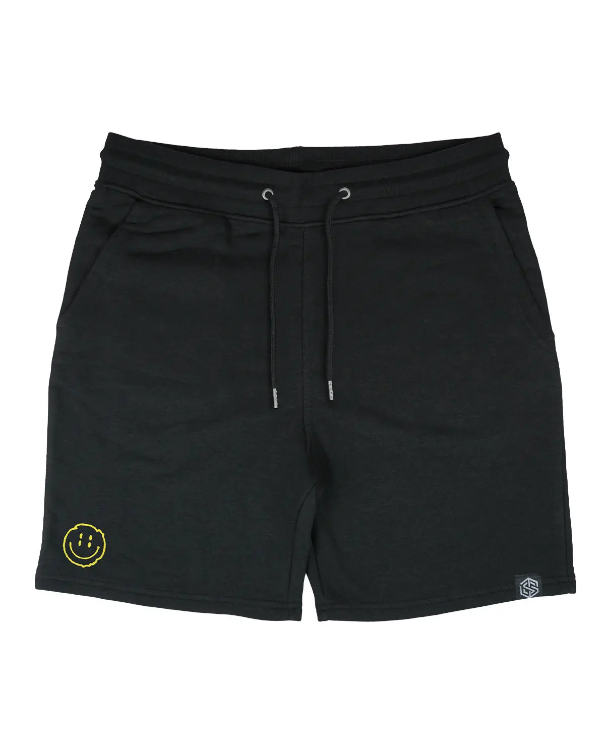 Distorted Smile - Neon Flock Shorts (black, unisex)