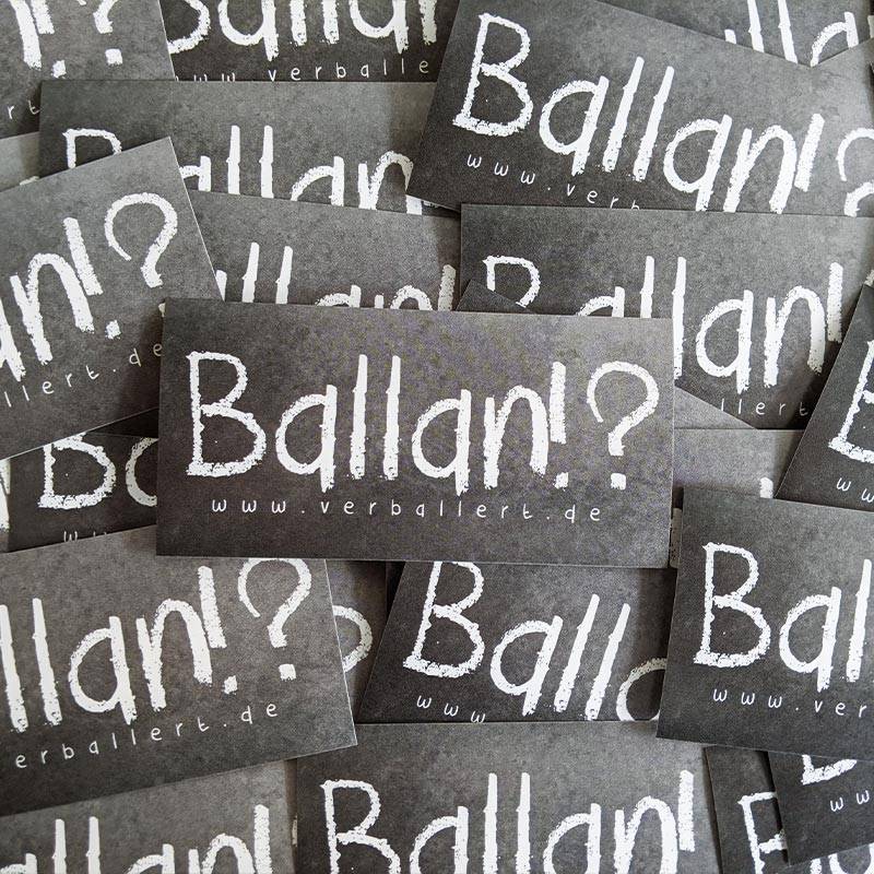 Ballan!? Rave Sticker Pack