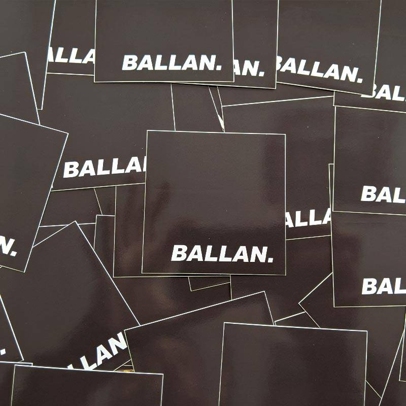 BALLAN. Pack di sticker rave