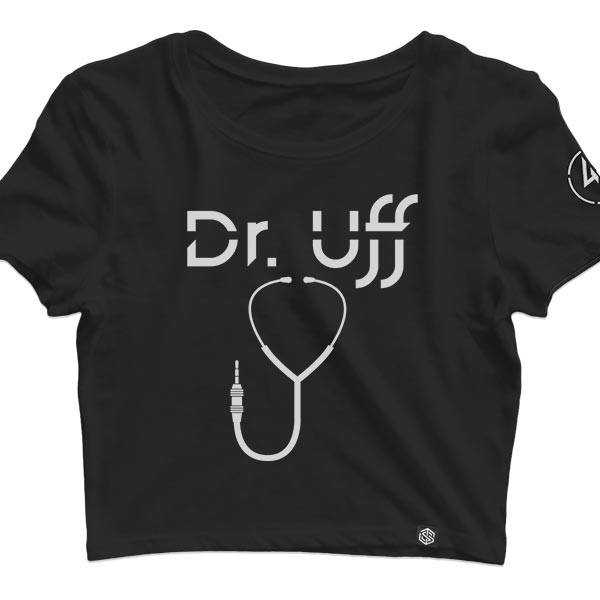 Dr. Uff Crop Top (noir)
