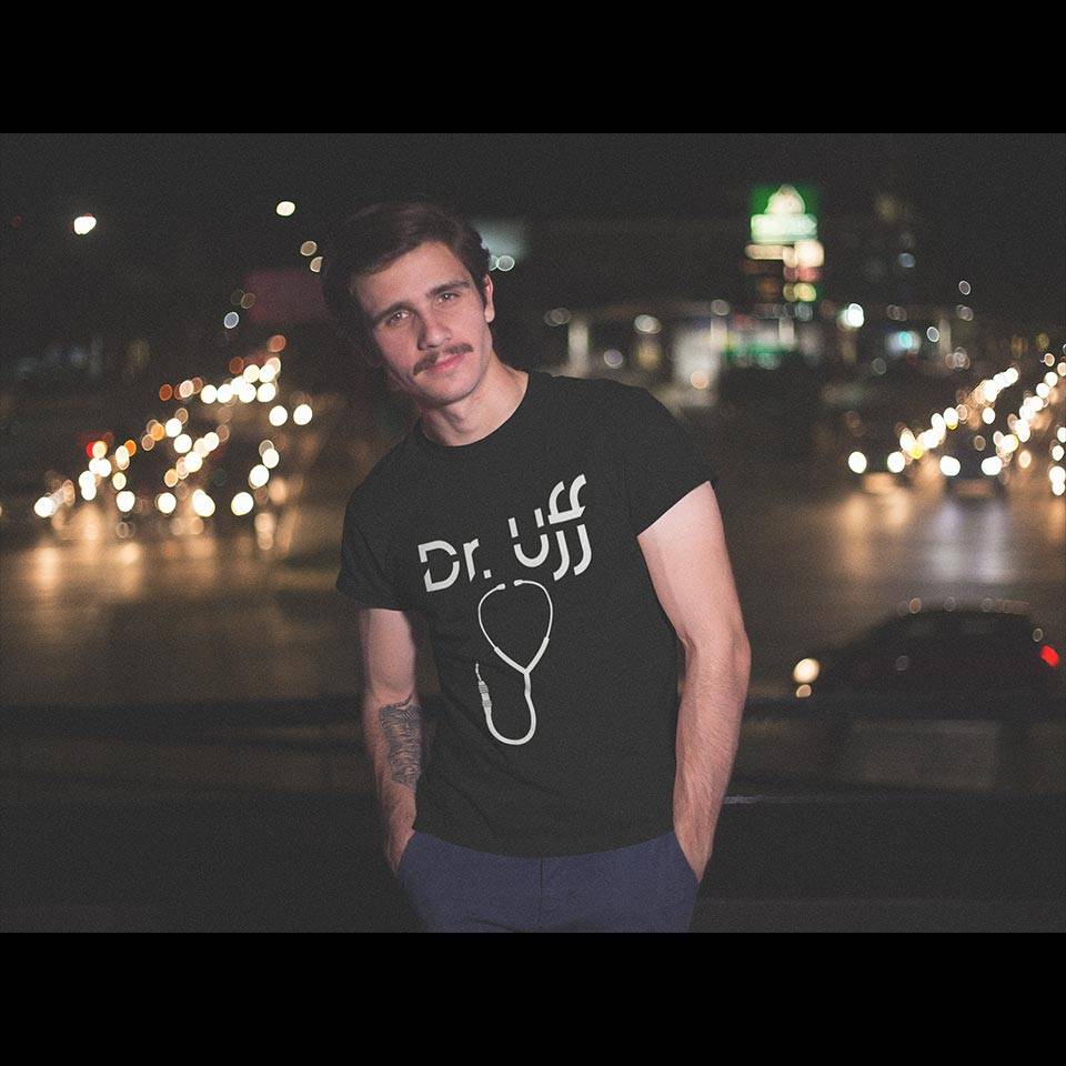 Dr. Uff T-Shirt (negro / unisex)