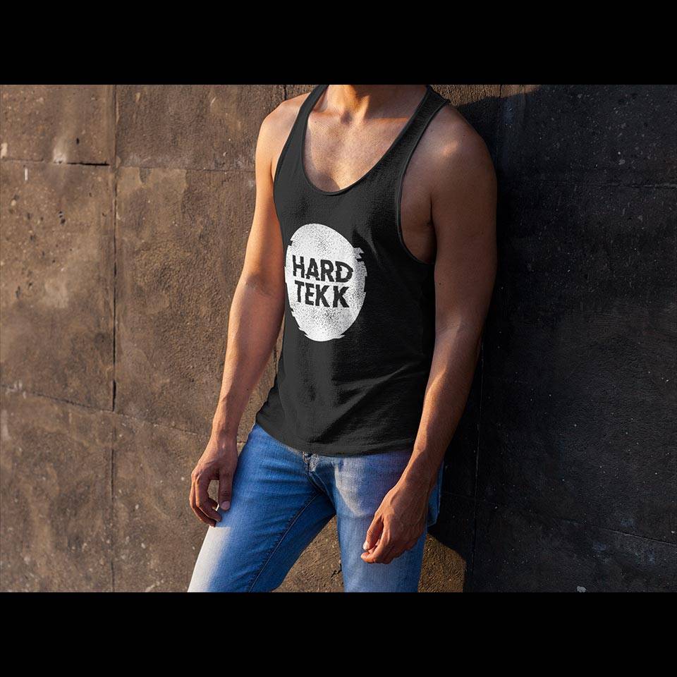 Hardtekk Circle Tank Top (nero) | TECHNOSTOFF