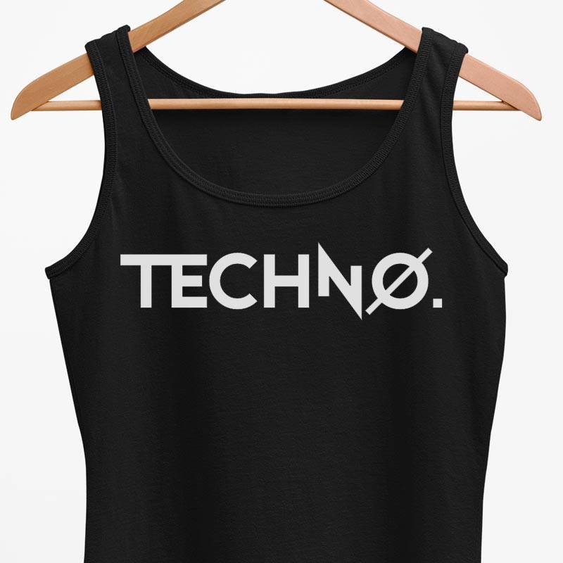 'New Techno' Tank Top (nero) | TECHNOSTOFF