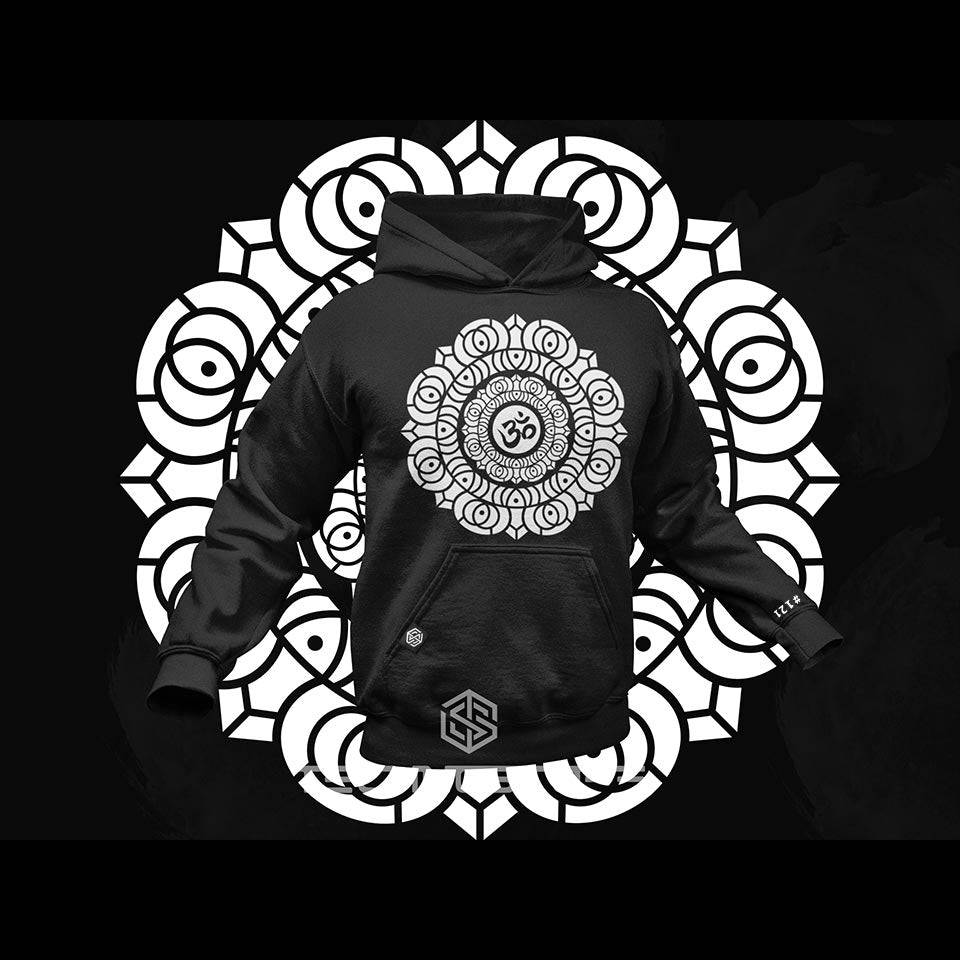Om Mandala Premium Hoodie (black)