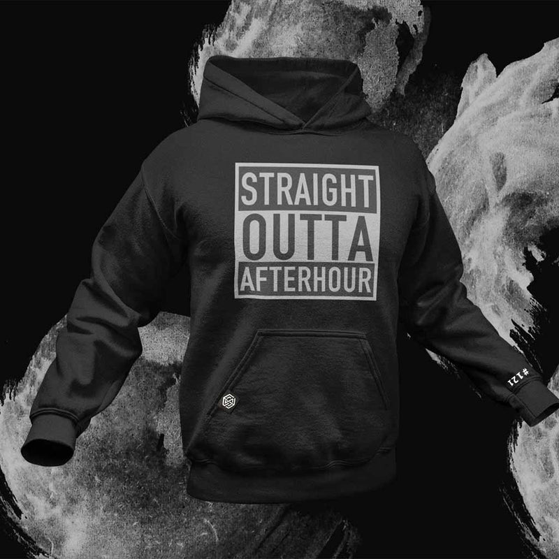 Straight Outta Afterhour Premium Hoodie (noir)