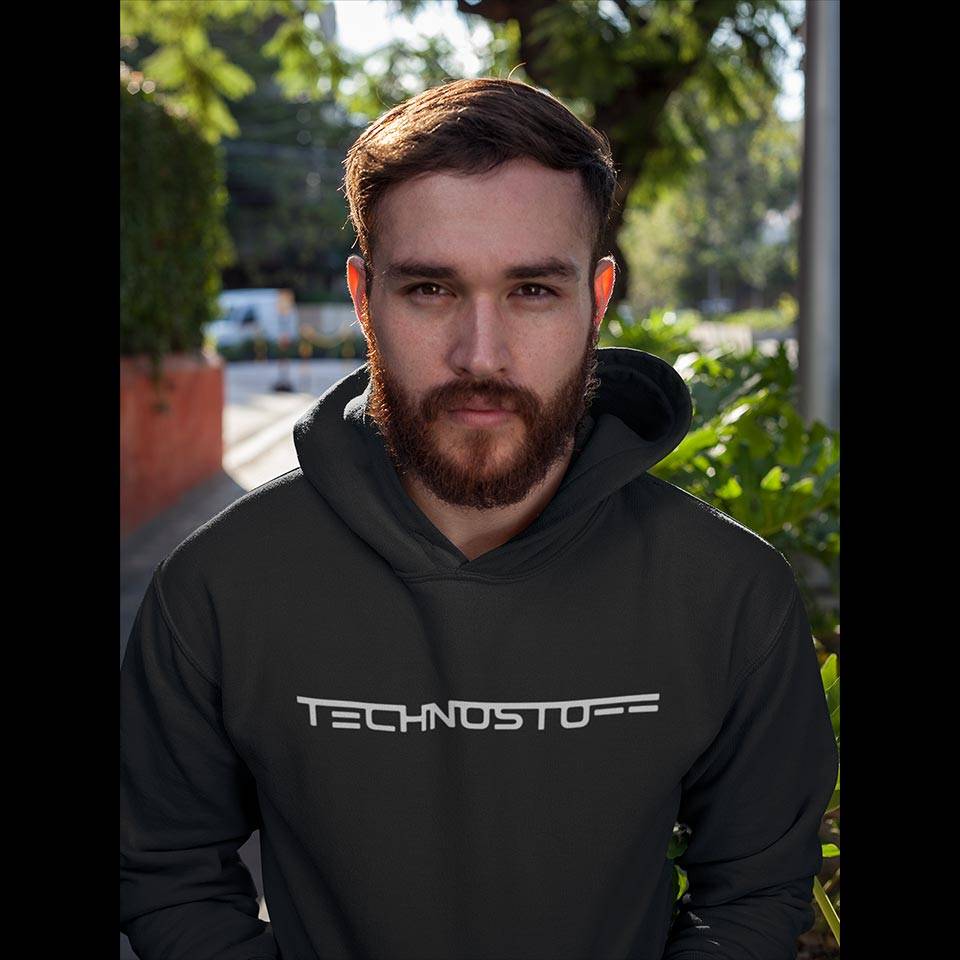 Technostoff Classic Premium Hoodie (black, women and unisex)