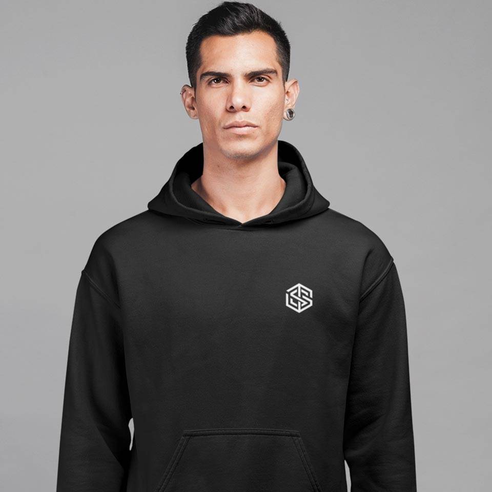 Technostoff Crew Premium Hoodie (noir, femmes et unisex)