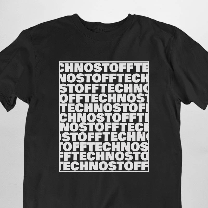 Technostoff Square Premium T-Shirt (nero o bianco / unisex)